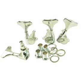 Wd 2+2 Mini Bass Tuning Machines Tuners Chrome Fits most imports