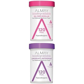 Almay Pads Desmaquillantes 120pz - Micelar + Longwear (Bundle)