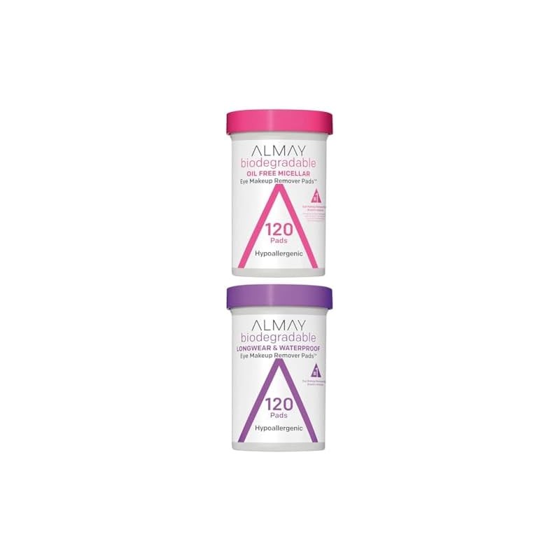 Almay Pads Desmaquillantes 120pz - Micelar + Longwear (Bundle)