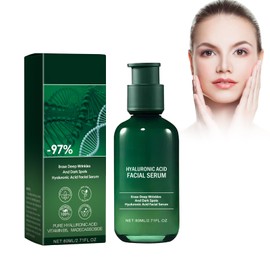 Skin Tightening Serum, 80ml Face Serum Hautpflege Schrumpfen Poren Serum Hyaluronsäure-Gesichtsserum, Bio Hyaluron Serum Hochkonzentriert Anti-Falten Instant Face Tightening