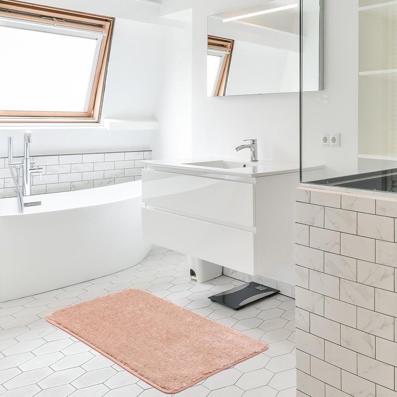 Linden Berg Bath Mat Apricot Beige 50 x 55 cm