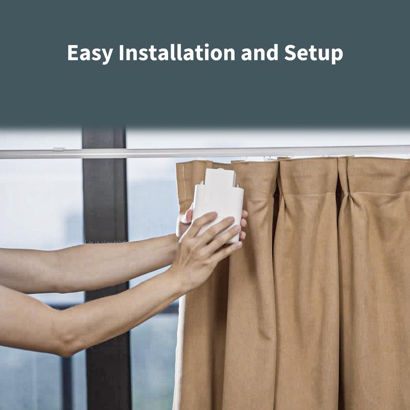 Aqara Smart Curtain Motor E1(Track Version, 1 Pack), Requires AQARA