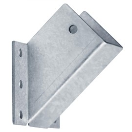 10 Pack 45-Degree Post and Beam Knee Bracket for 2x4 Post,Inner Width:1-1/2",14 Gauge(2mm Thick ) 45°Angle Pergola Support Bracket