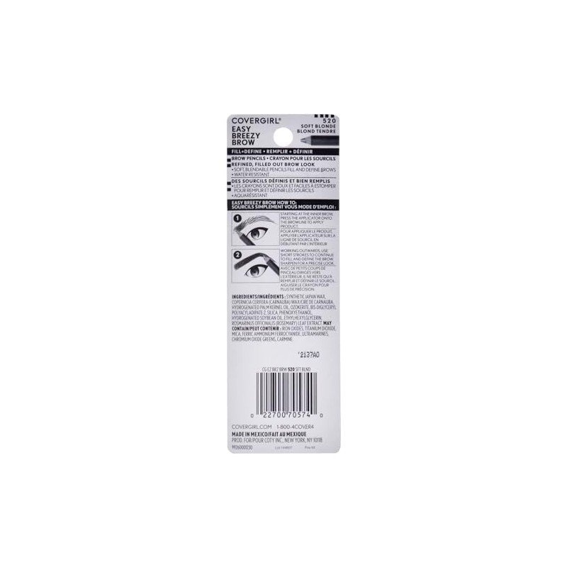 COVERGIRL - Easy Breezy Brow Fill + Define Brow Pencil,