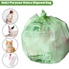 ECOBEWUS 2.6 Gallon 100% Compostable Bags Handle Tie (110 Bags)