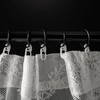Curtain hooks for rings, 120 pieces, with Ø 4 mm