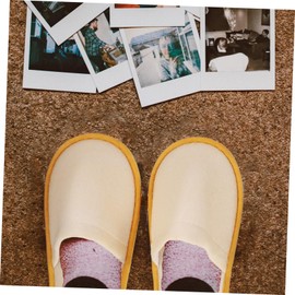 Baluue 6pairs Comfortable Reusable Guest Slippers for Home Hotel Spa Travel Soft Indoor Slippers for Adults Boys and Easy to Use