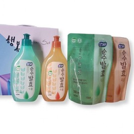 Chamgreen Dish Soap 4-Piece Gift Set for Chuseok Holiday Thank You Gift