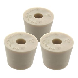 Drilled Rubber Stopper #6 (Set of 3)