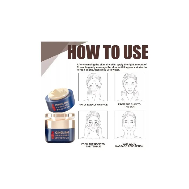 Crema Facial Qinglincrema Facial Reafirmante Con Polipéptid
