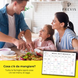 PREVIS Settimanale Lavagna Magnetic Lavagna Menu Pasti Spesa Competition ...