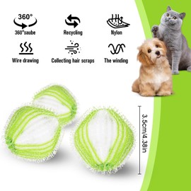 Pet Hair Remover Washing Machine, Lint Balls Washing Machine, Hair Remover Pet Hair, Dog Hair Remover Pack of 12