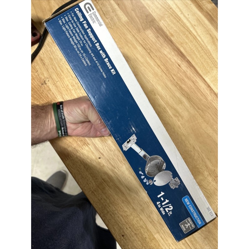 Commercial Electric CMB150-NB New Construction Brace with 1-1/2 in. Box