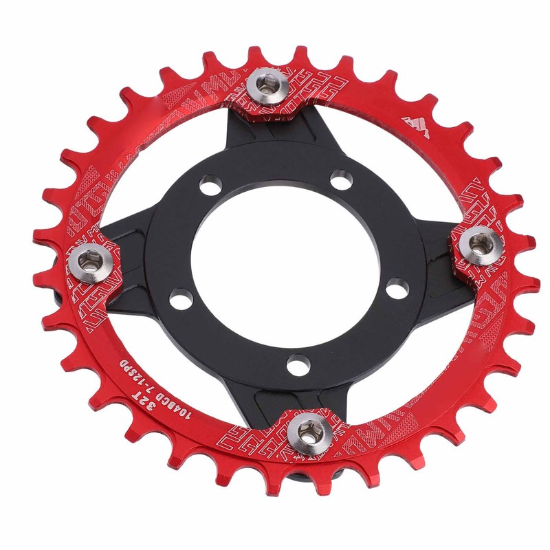 104 BCD 32T Chainring 104BCD Sprocket Adapter 32T Positive Negative