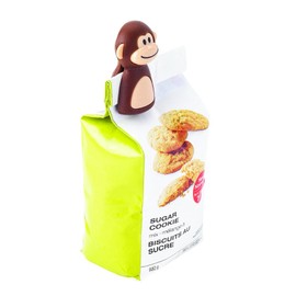 Joie MonkeyテーマSnackチップバッグクリップ – 2パック 1 set ブラウン 77729