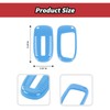 JeCar Light Blue Key Fob Cover Fit for 2015-2019 Dodge