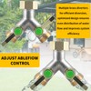Brass Garden Hose Splitter, Garden Hose Splitter 2 Way Heavy