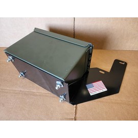 M.G.E. Products Heavy-Duty Grey Toolbox System Compatible with Kioti RX7320 Tractor and KL7320 Loader - Durable Equipment Storage