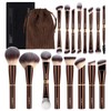 MAANGE Makeup Brushes 16Pcs Professional Foundation Powder Blush Contour Eyeshadows