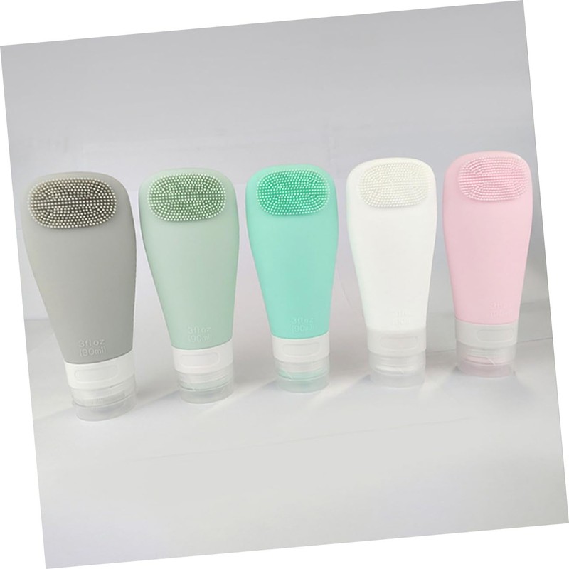 OHPHCALL Shampoo Dispenser Portable Travel Bottles Brush Dispensing Bottle Lotion