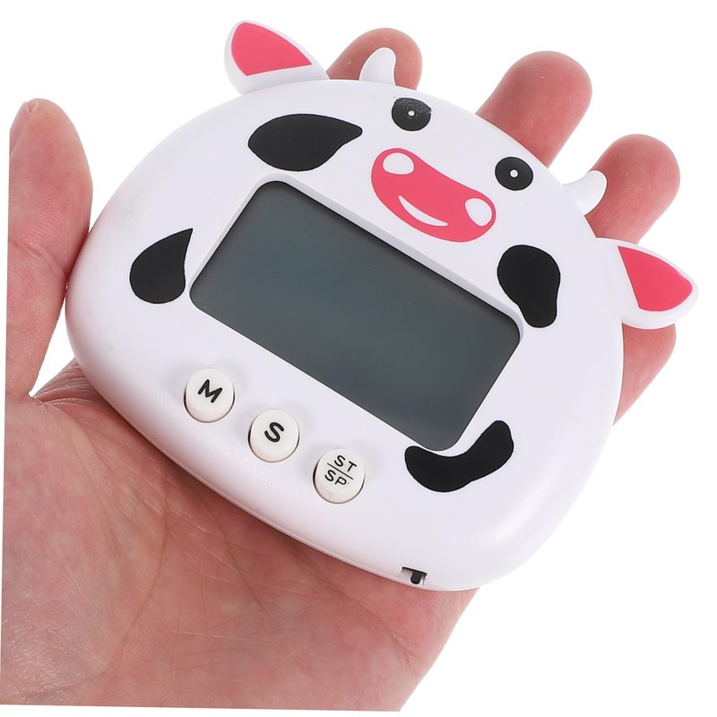 Gatuida Adorable Cartoon Countdown Timer Compact Portable Kitchen Timer for