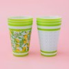 Lilly Pulitzer 14 Ounce Reusable Plastic Pool Cups, Set of