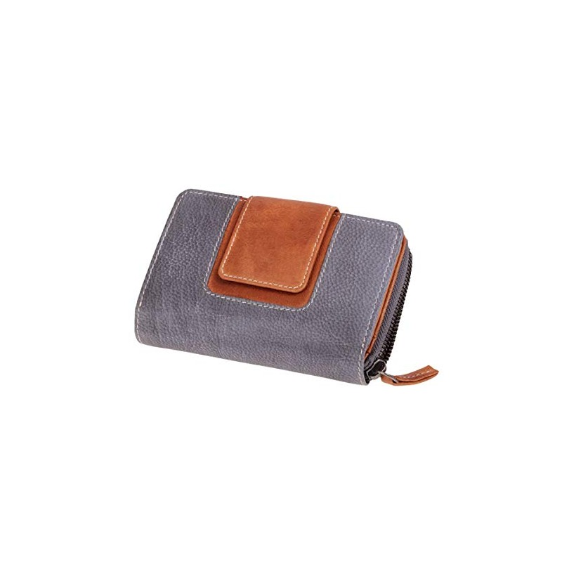 MIKA 42182 Women's Genuine Leather Wallet Portrait Format Wallet with