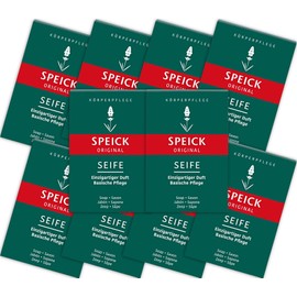 Speick 10x100g original Soap - Enriched with Lavender oil and a Wax Cream with Honey, Beeswax and Moisturizing Glycerin/Germany