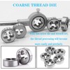 WANGR 8 Pcs Metric Dies Set - Tap and Die