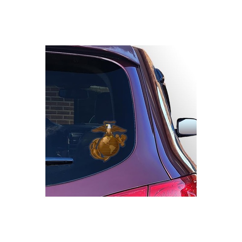 USMC Eagle Globe and Anchor Logo Clear Sticker by Magnet