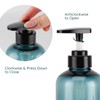 Segbeauty Shampoo Bottle Dispenser, Light Blue, 3-Piece Set, 16.9 fl