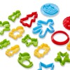 THE TWIDDLERS - 30 Playdough Clay Tools Cutters Kit &
