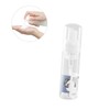 Healeved 2pcs Portable Refillable Pump Bottle for Facial Cleanser Transparent