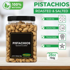 Roasted & Salted Pistachios – In-Shell – Resealable Bag – Pantry Snack & Cooking Ingredient