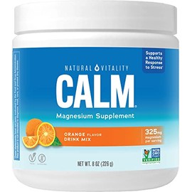 Calm Natural Vitality Magnesio Sabor Naranja 8 OZ