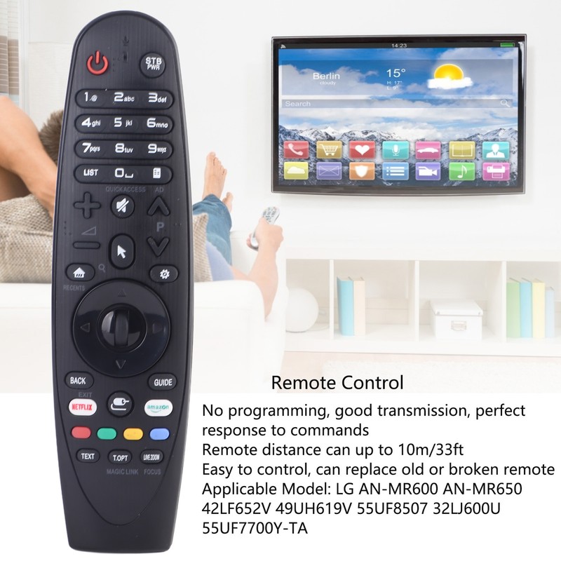 Remote Control Fit for LG ANMR600 ANMR650 42LF652V 49UH619V 55UF8507