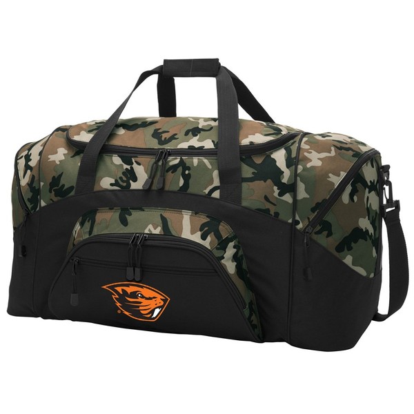 Broad Bay Large OSU Beavers Duffel Bag CAMO Oregon State University Suitcase Duffle Luggage Gift Idea for Men Man Him!