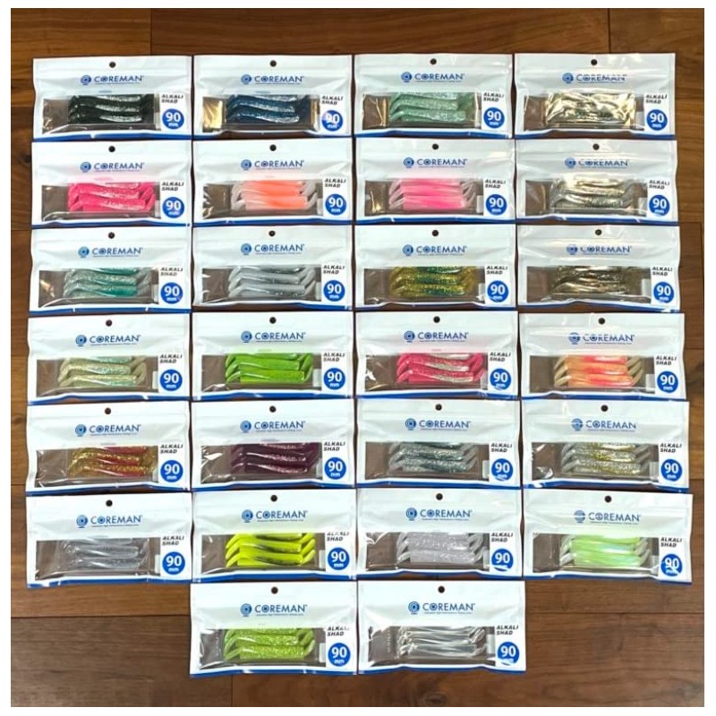 Coreman Alkaline Shad 3.5 inches (90 mm) #068 Clear