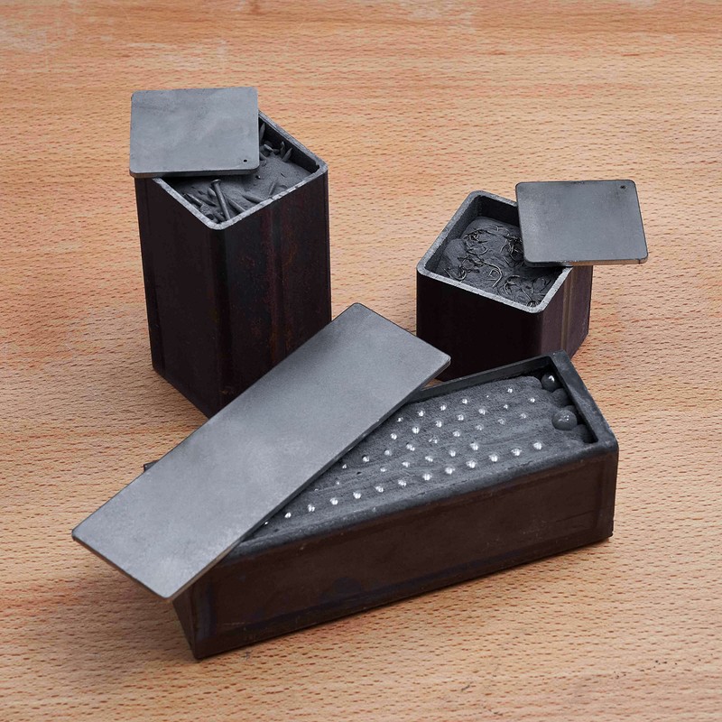4 Pack 2"x2"x2" Upright Can For Canister Damascus Steel Tubes