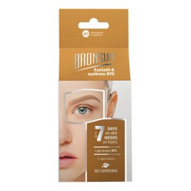Tinte En Gel Para Ceja Y Pestañas Bronsun, Set Para Casa