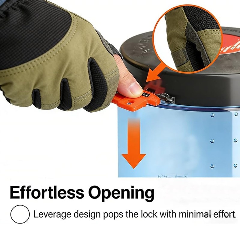 3-Pack Canister Opener Tool Compatible with BearVault Food Containers, Leverage