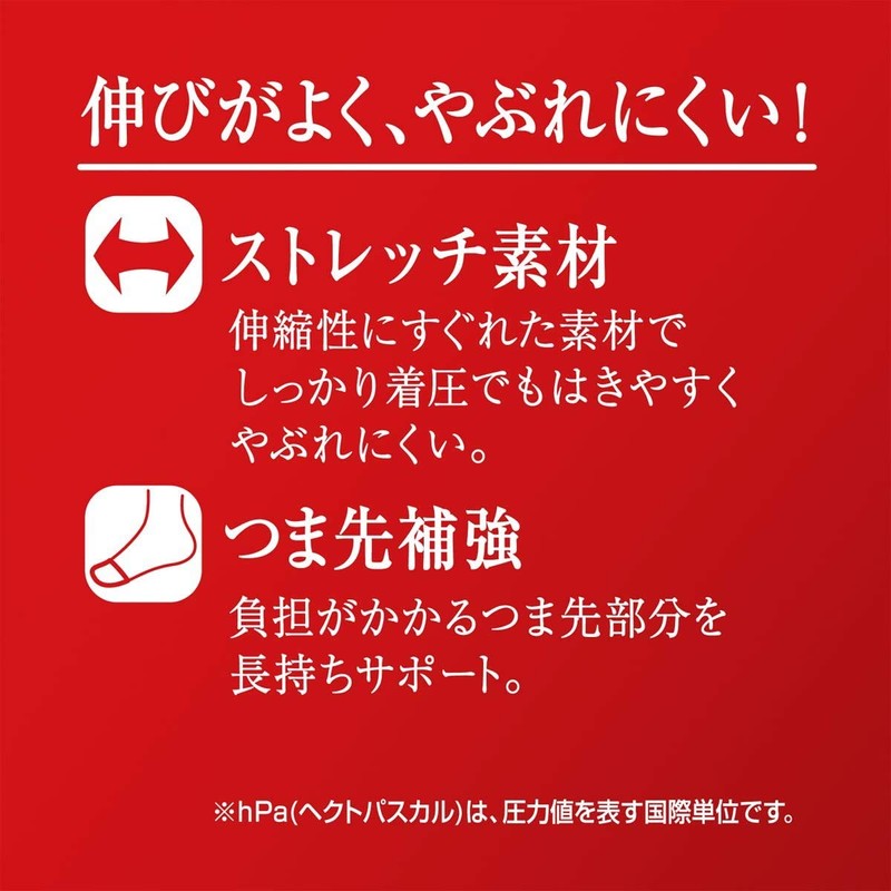 着圧ストッキング スリムウォーク シェイプアンドキープ ストッキング ヌーディ ベージュ M-L 着圧 美脚 ヒップアップ