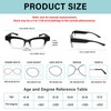 Reading Glasses with Lights USB Rechargeable Magnifying Glasses Lighted Readers