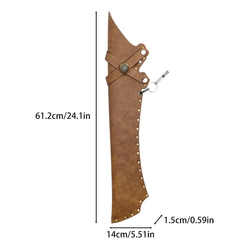 MiOYOOW Archery Quiver Waterproof Retro Arrow Case Portable Waist Portable