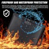 PRITOK Fireproof Document Bag: 36 x 25cm Fireproof Money Bag