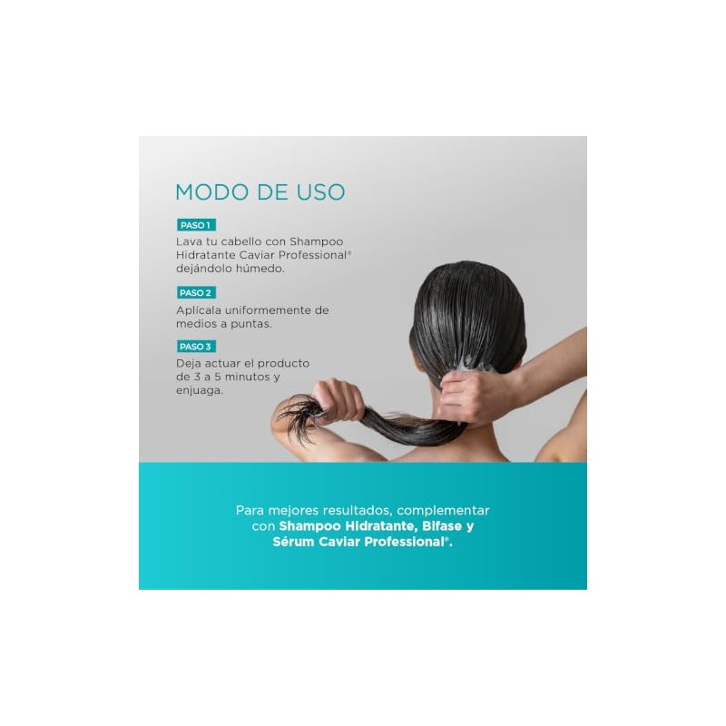 Ampolletas para el cabello maltratado | Extracto de caviar |