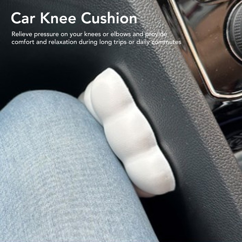 2PCS Car Knee Cushion Memory Cotton Super Soft Universal Fit
