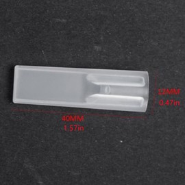 NXPpiULeh 60 Pieces Carving Knife Cover Carving Knife Blade Cover Knife Carft Knife Hobby Safety Knife Covers Sleeves for Knife, White