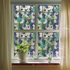 funlife Watercolor Static Cling Privacy Window Film, Grape Trellis 16.92"