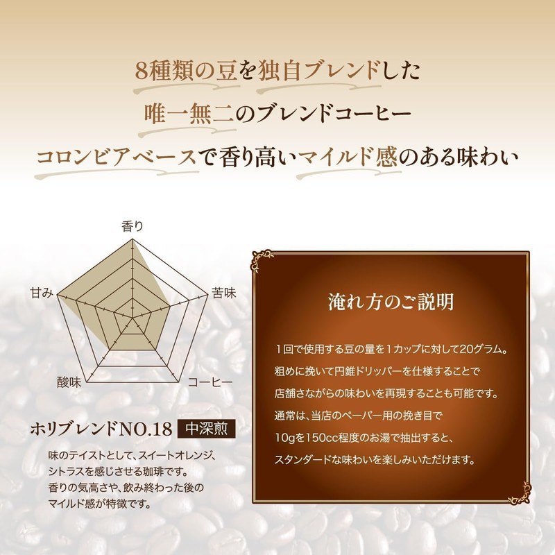 [HORI COFFEE] Coffee Drip Pack Holi Blend 8 Packs (HORI